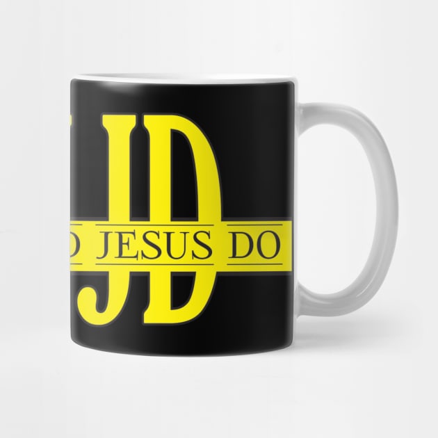 WWJD What would Jesus do yellow by He is Risen!